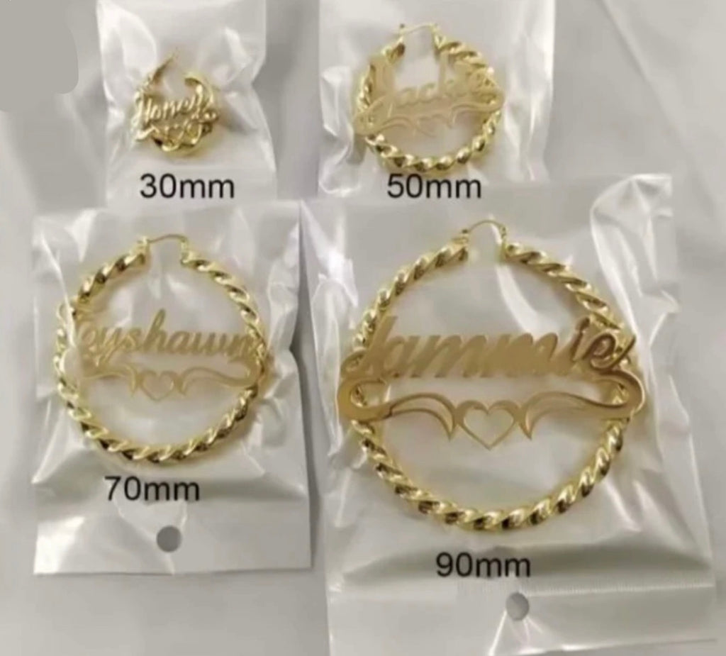 CUSTOM NAME HOOPS
