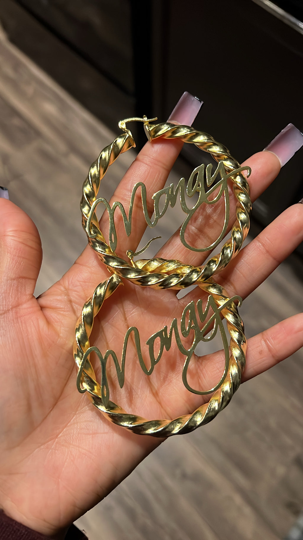 CUSTOM NAME HOOPS