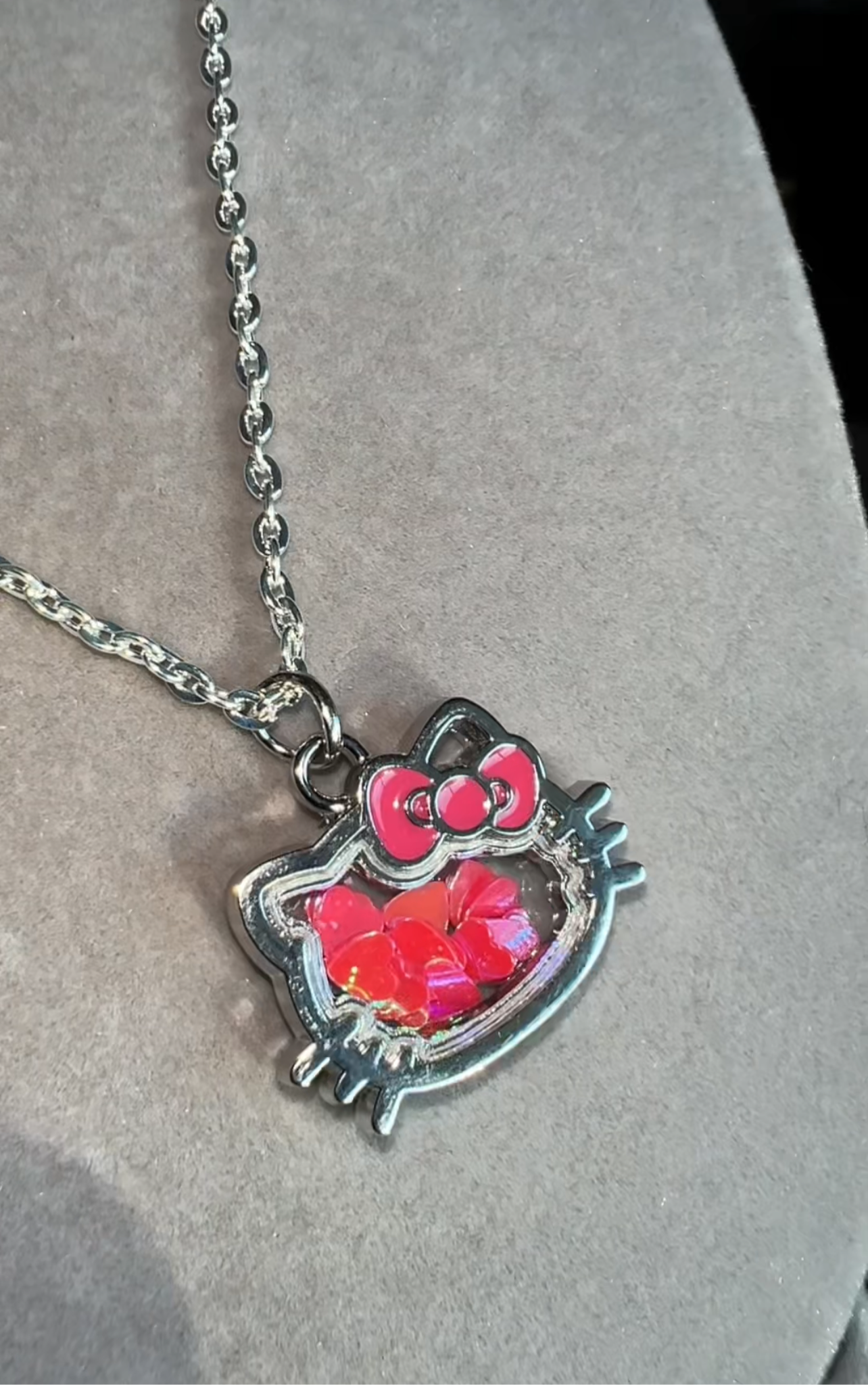 Pink love HK necklace