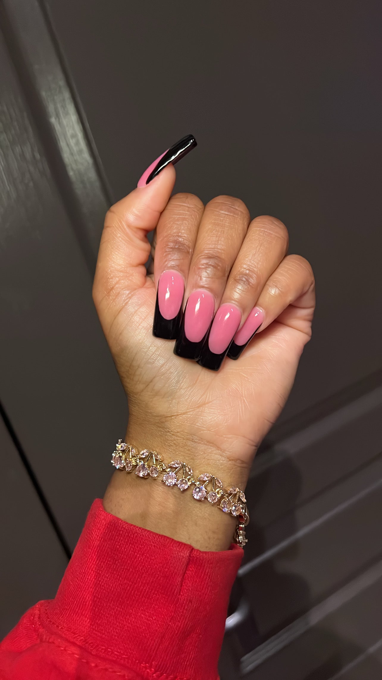 Cherry rope bracelet