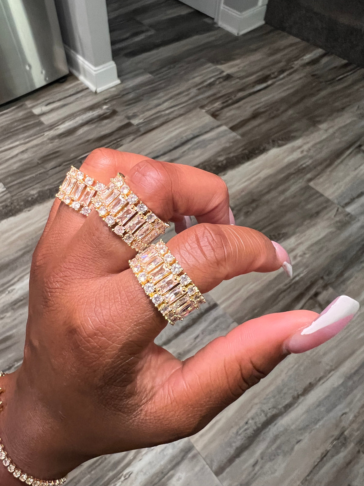 Chunkyy diamond ring